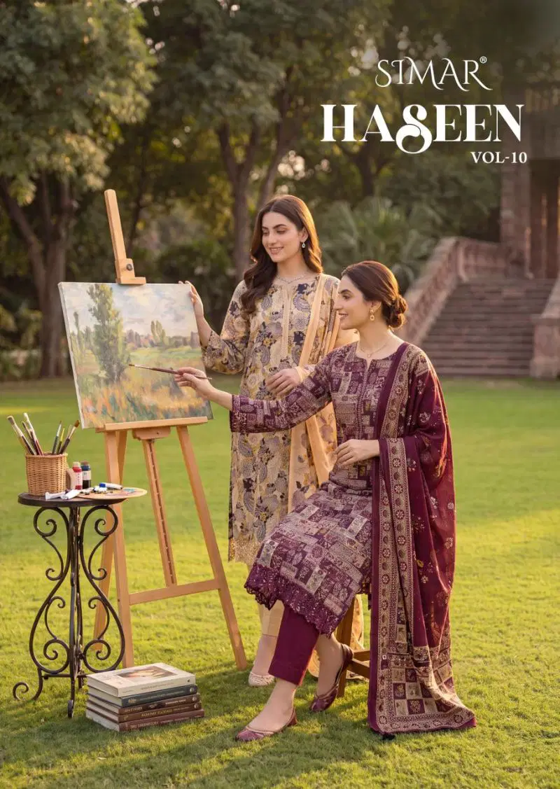 Glossy Simar Haseen Viscos Digital Print Embroidered Salwar Kameez Wholesale 3 Glossy Simar Haseen Viscos Digital Print Embroidered Salwar Kameez Wholesale