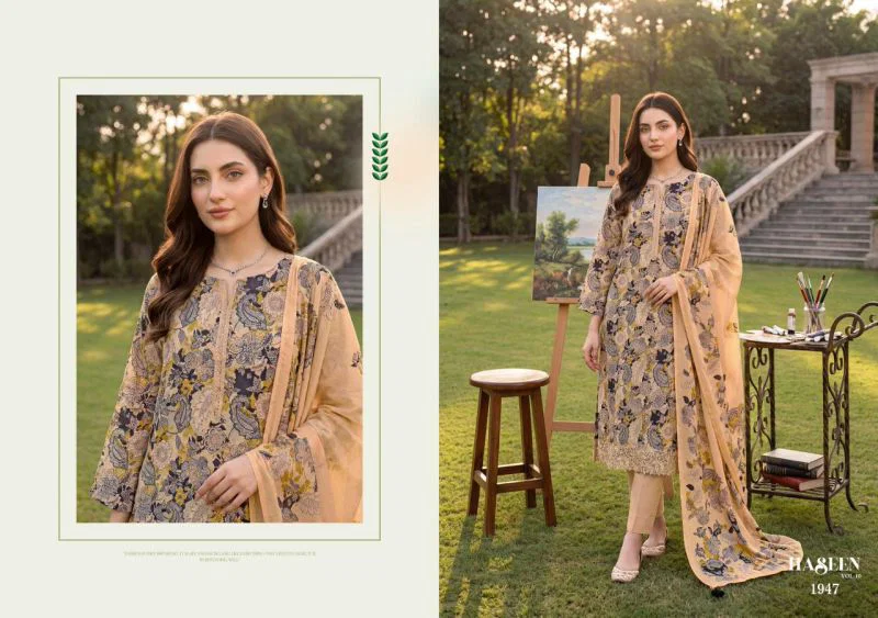 Glossy Simar Haseen Viscos Digital Print Embroidered Salwar Kameez Wholesale 4 Glossy Simar Haseen Viscos Digital Print Embroidered Salwar Kameez Wholesale