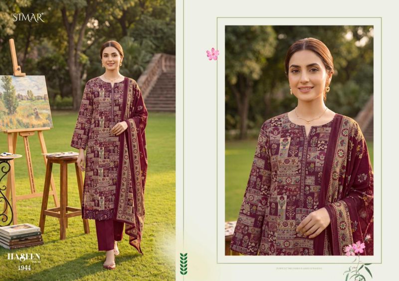 Glossy Simar Haseen Viscos Digital Print Embroidered Salwar Kameez Wholesale 5 Glossy Simar Haseen Viscos Digital Print Embroidered Salwar Kameez Wholesale