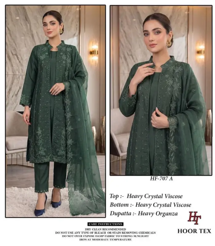 Stylish Hoor Tex 707 A To D Viscose Embroidered Salwar Kameez Collection Wholesale 2026