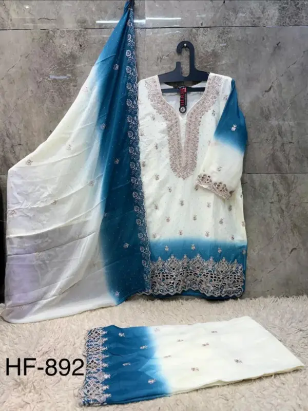Buy Hoor Tex 893 A To D Georgette Embroidered Salwar Kameez Collection Wholesale 2026