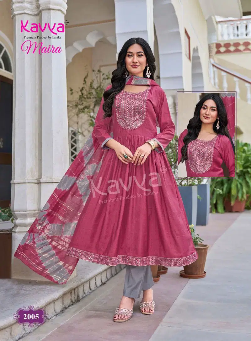 Kavya Maira Vol 2 Chanderi With Embroidery Work Kurti With Bottom Dupatta Wholesale 9 Buy Kavya Maira Vol 2 Chanderi With Embroidery Work Kurti With Bottom Dupatta Wholesale 2026