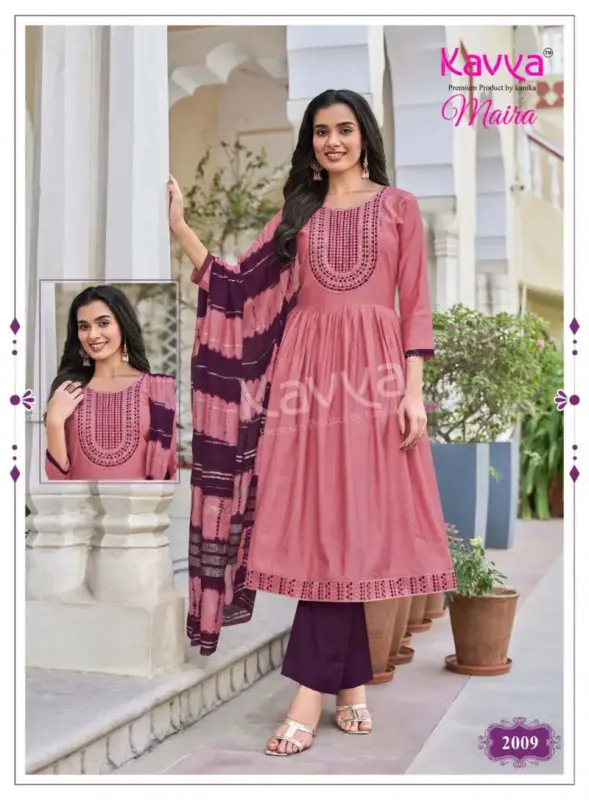Buy Kavya Maira Vol 2 Chanderi With Embroidery Work Kurti With Bottom Dupatta Wholesale 2026 8 Buy Kavya Maira Vol 2 Chanderi With Embroidery Work Kurti With Bottom Dupatta Wholesale 2026