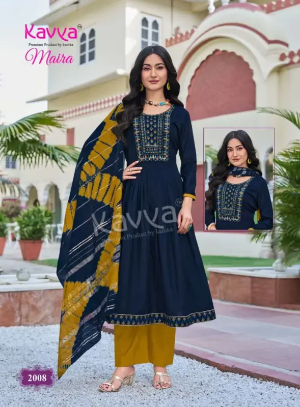 Buy Kavya Maira Vol 2 Chanderi With Embroidery Work Kurti With Bottom Dupatta Wholesale 2026 9 Buy Kavya Maira Vol 2 Chanderi With Embroidery Work Kurti With Bottom Dupatta Wholesale 2026