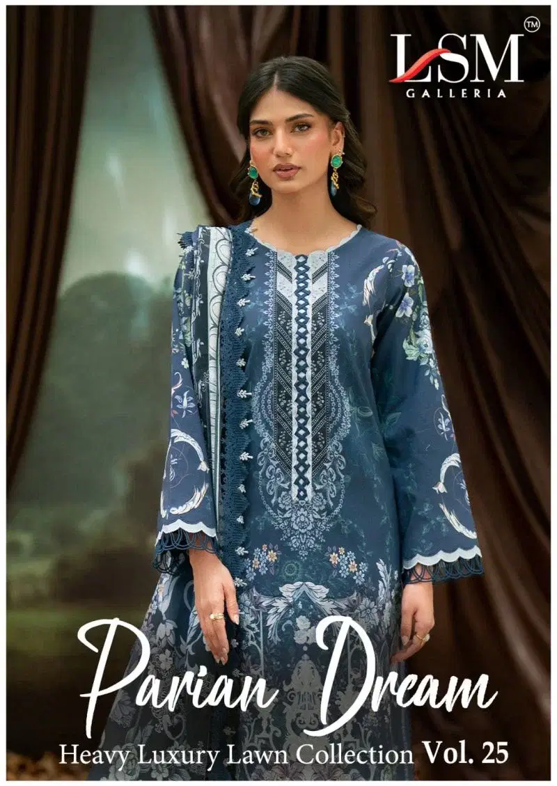 Lsm Parian Dream Vol 25 Readymade Cotton Karachi Kurti Set Wholesale