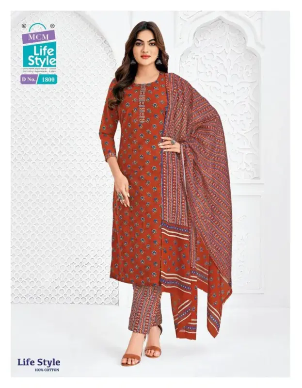Latest Mcm Lifestyle Vol 18 Readymade Cotton Kurti Pant With Dupatta Wholesale 2026
