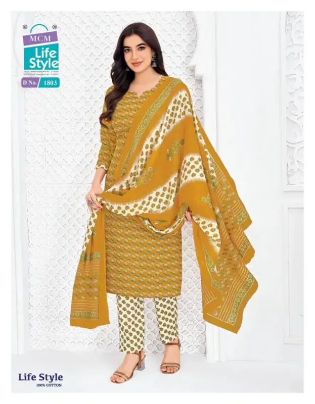 Latest Mcm Lifestyle Vol 18 Readymade Cotton Kurti Pant With Dupatta Wholesale 2026