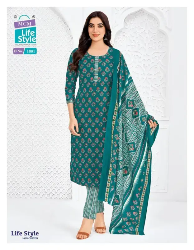 Latest Mcm Lifestyle Vol 18 Readymade Cotton Kurti Pant With Dupatta Wholesale 2026
