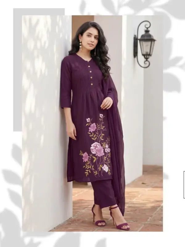 Stylish Ossm Sargam Cotton Embroidered Kurti With Bottom Dupatta Wholesale 2026 7 Stylish Ossm Sargam Cotton Embroidered Kurti With Bottom Dupatta Wholesale 2026