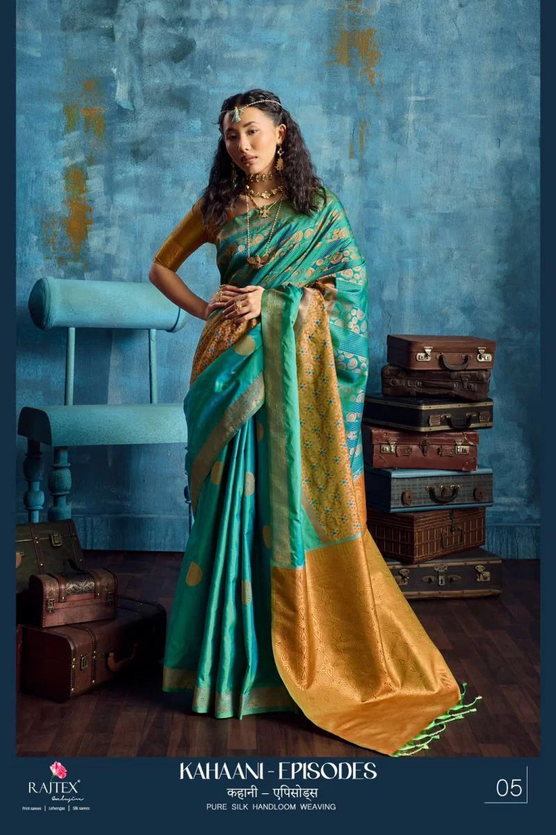 Rajtex Kahaani Episodes Silk Handloom Weaving Saree Collection Wholesale 4 Rajtex Kahaani Episodes Silk Handloom Weaving Saree Collection Wholesale