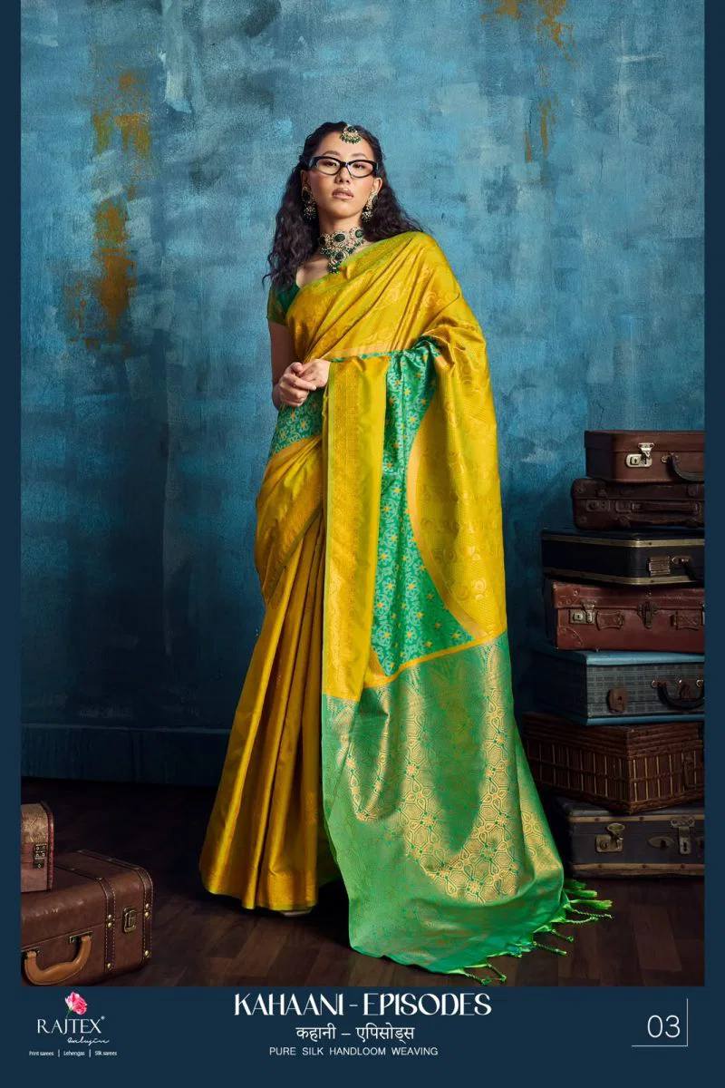 Rajtex Kahaani Episodes Silk Handloom Weaving Saree Collection Wholesale 6 Rajtex Kahaani Episodes Silk Handloom Weaving Saree Collection Wholesale