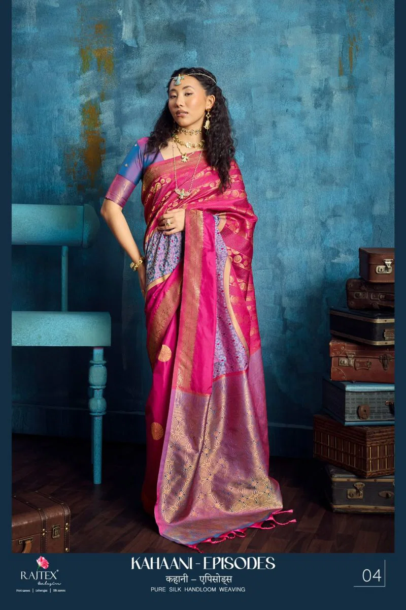 Rajtex Kahaani Episodes Silk Handloom Weaving Saree Collection Wholesale 7 Rajtex Kahaani Episodes Silk Handloom Weaving Saree Collection Wholesale