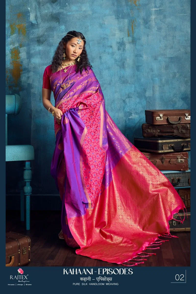 Rajtex Kahaani Episodes Silk Handloom Weaving Saree Collection Wholesale 8 Rajtex Kahaani Episodes Silk Handloom Weaving Saree Collection Wholesale