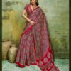 Rajtex Pure Ajrakh 048 Modal Satin Ajrakh Printed Saree Collection Wholesale