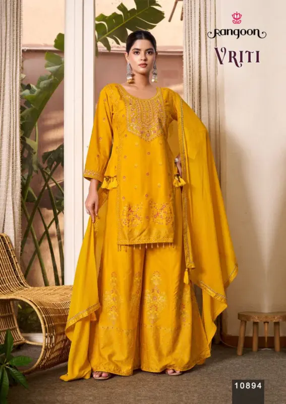 Launching Rangoon Vriti Rayon Printed Khatli Handworked Salwar Kameez Collection Wholesale 2026