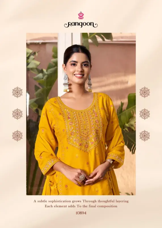 Launching Rangoon Vriti Rayon Printed Khatli Handworked Salwar Kameez Collection Wholesale 2026