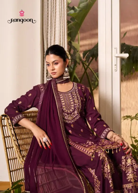Launching Rangoon Vriti Rayon Printed Khatli Handworked Salwar Kameez Collection Wholesale 2026