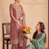 Vinay Kuleesh Motika Salsa Silk Beads Work Salwar Kameez Wholesale