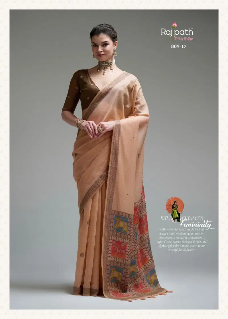 Rajpath 809 A To F Jamdani Cotton Fancy Saree Collection Wholesale 9 Rajpath 809 A To F Jamdani Cotton Fancy Saree Collection Wholesale
