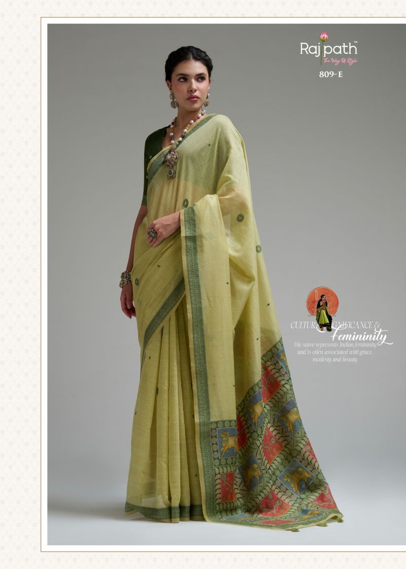 Rajpath 809 A To F Jamdani Cotton Fancy Saree Collection Wholesale 13 Rajpath 809 A To F Jamdani Cotton Fancy Saree Collection Wholesale