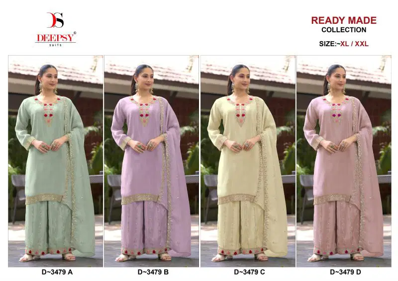 Deepsy D 3479 A To D Readymade Viscose Tissue Silk Beats Work Salwar Kameez Wholesale 8 Latest Deepsy D 3479 A To D Readymade Viscose Tissue Silk Beats Work Salwar Kameez Wholesale 2026