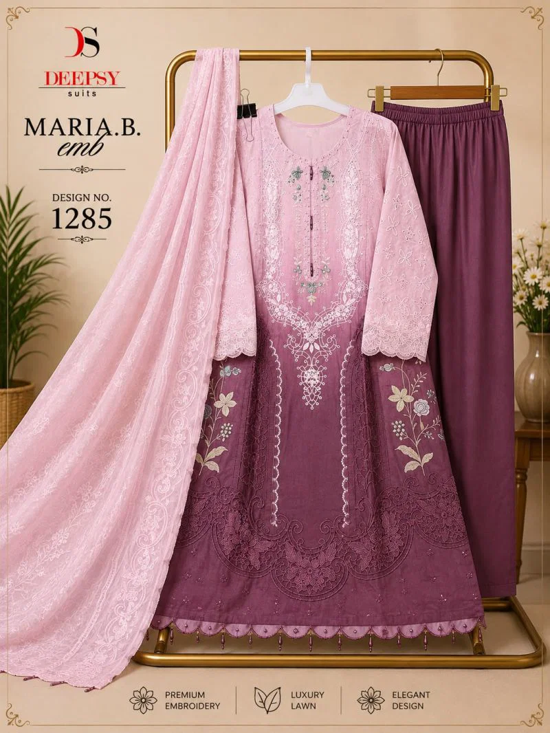 Deepsy R 1285 Cotton Embroidered Handmade Latkan Salwar Kameez Wholesale 6 Stylish Deepsy R 1285 Cotton Embroidered Handmade Latkan Salwar Kameez Wholesale 2026