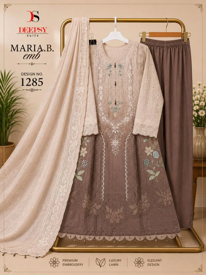 Deepsy R 1285 Cotton Embroidered Handmade Latkan Salwar Kameez Wholesale 8 Stylish Deepsy R 1285 Cotton Embroidered Handmade Latkan Salwar Kameez Wholesale 2026