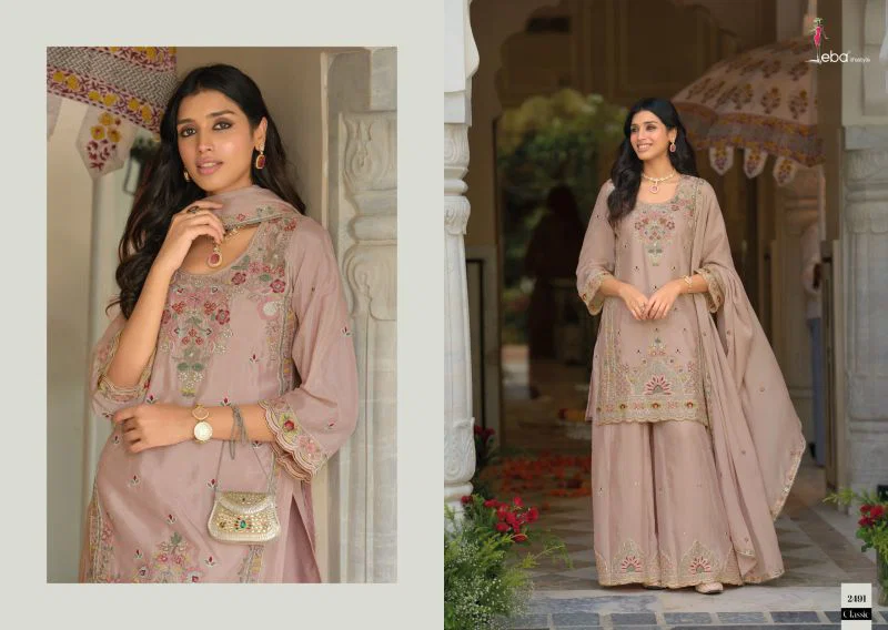 Eba Classic Chinon Embroidery Work Salwar Kameez Collection Wholesale 4 Latest Eba Classic Chinon Embroidery Work Salwar Kameez Collection Wholesale 2026