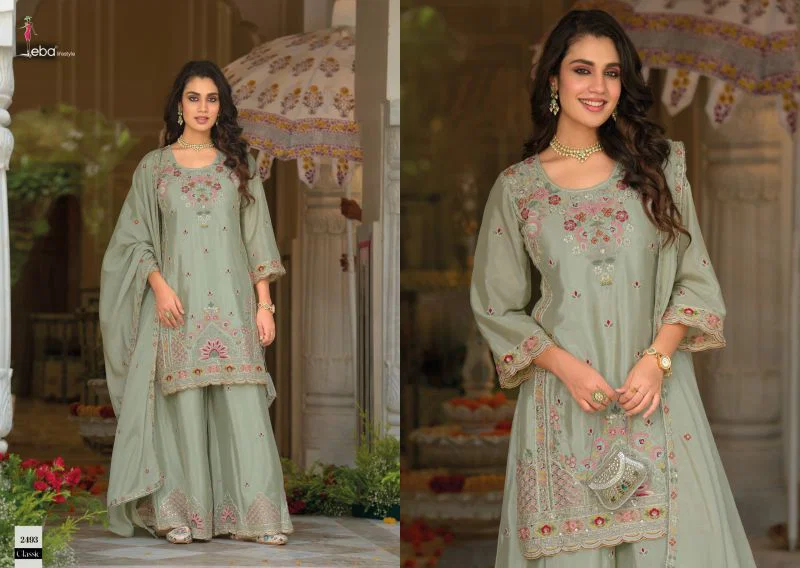 Eba Classic Chinon Embroidery Work Salwar Kameez Collection Wholesale 6 Latest Eba Classic Chinon Embroidery Work Salwar Kameez Collection Wholesale 2026