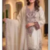 Hoor Tex 953 A To C Rayon Satin Embroidered Salwar Kameez Wholesale 2 Hoor Tex 953 A To C Rayon Satin Embroidered Salwar Kameez Wholesale