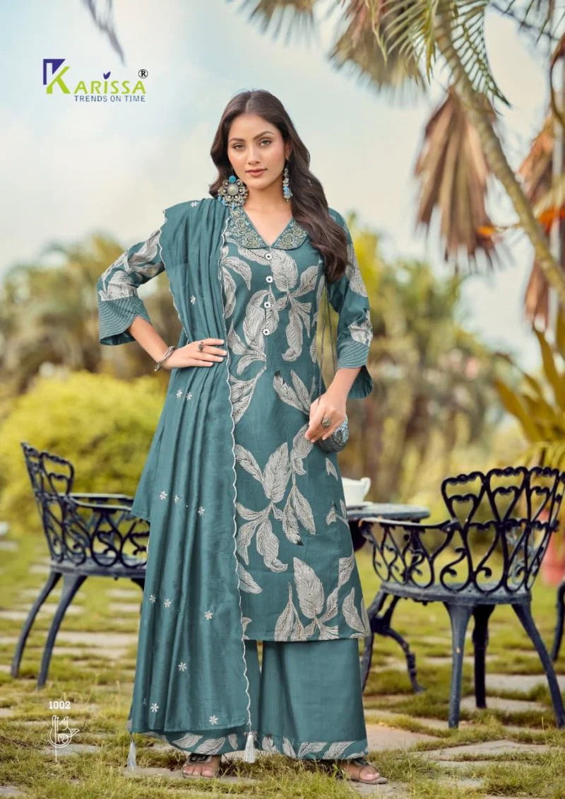 Karissa Kalki Vatican Foil Print Thread Work Kurti With Bottom Dupatta Wholesale 4 Launching Karissa Kalki Vatican Foil Print Thread Work Kurti With Bottom Dupatta Wholesale 2026