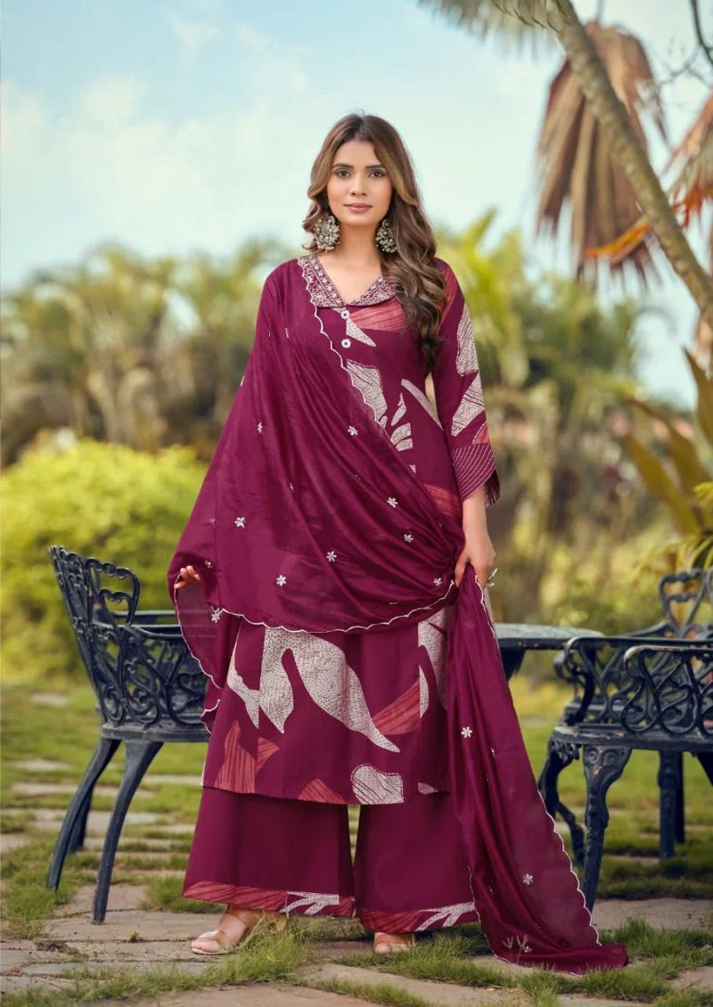 Karissa Kalki Vatican Foil Print Thread Work Kurti With Bottom Dupatta Wholesale 6 Launching Karissa Kalki Vatican Foil Print Thread Work Kurti With Bottom Dupatta Wholesale 2026