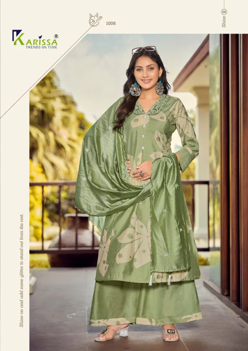 Karissa Kalki Vatican Foil Print Thread Work Kurti With Bottom Dupatta Wholesale 8 Launching Karissa Kalki Vatican Foil Print Thread Work Kurti With Bottom Dupatta Wholesale 2026