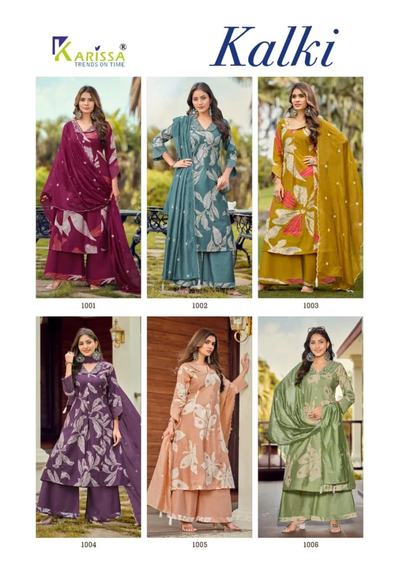 Karissa Kalki Vatican Foil Print Thread Work Kurti With Bottom Dupatta Wholesale 10 Launching Karissa Kalki Vatican Foil Print Thread Work Kurti With Bottom Dupatta Wholesale 2026