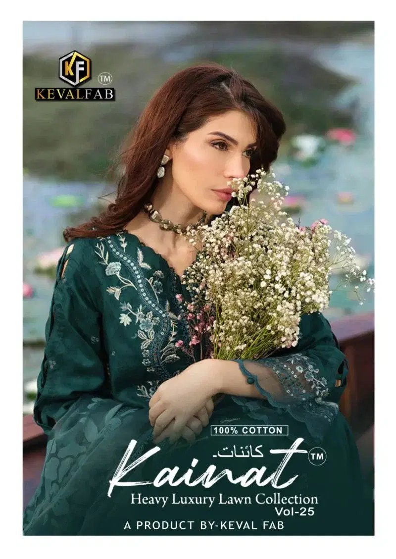 Keval Kainat Vol 25 Readymade Cotton Karachi Kurti Pant With Dupatta Wholesale