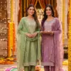 Ossm Style 1532 Viscose Roman Glass Beads And Hand Work Kurti With Bottom Dupatta Wholesale 2 Ossm Style 1532 Viscose Roman Glass Beads And Hand Work Kurti With Bottom Dupatta Wholesale