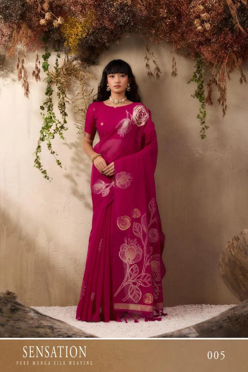 Rajtex Sensation Munga Silk Handloom Weaving Saree Collection Wholesale 5 Rajtex Sensation Munga Silk Handloom Weaving Saree Collection Wholesale