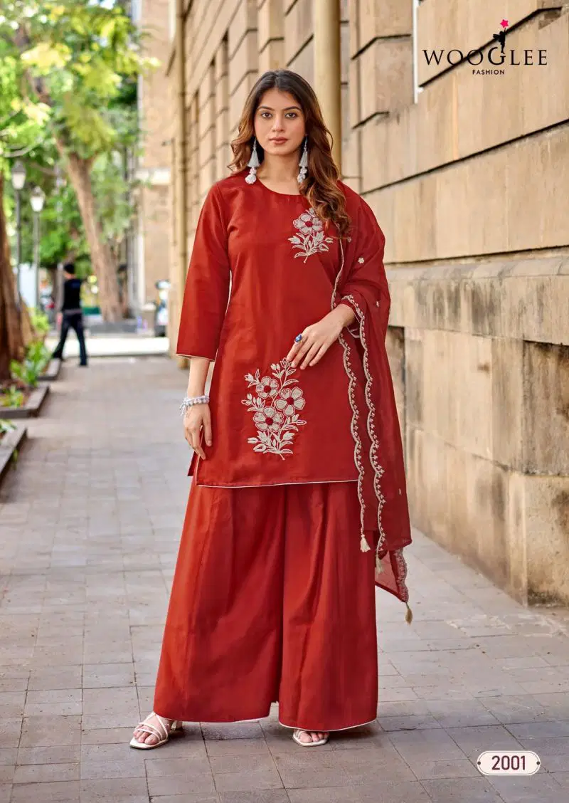 Wooglee Blue Pearl Russian Viscose Hand And Thread Work Kurti With Bottom Dupatta Wholesale 6 Beautiful Wooglee Blue Pearl Russian Viscose Hand And Thread Work Kurti With Bottom Dupatta Wholesale 2026